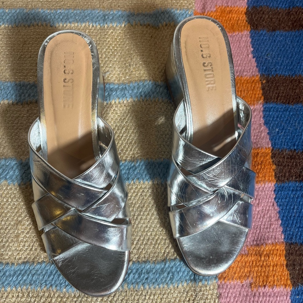 Silver Women's Sandals